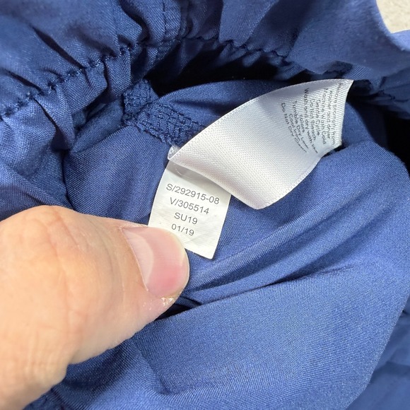 Athleta Pants Women's 12 Tall Skyline Featherweight Blue Paperbag Waist Cargo‎ - Picture 7 of 14